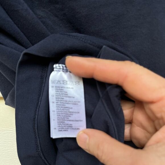 H&M dark blue thin straps tank top, great condition, nice and stretchy, Small - Picture 4 of 4